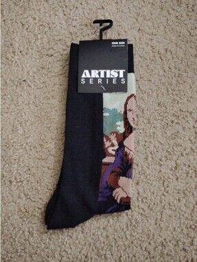 Artist Series Mona Lisa Crew Socks